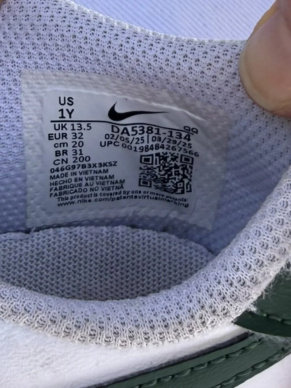 Nike Velcro Strap Kids Shoes